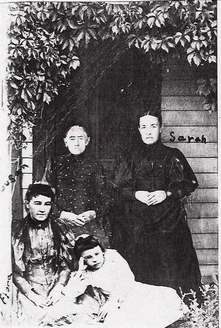 Four maternal generations--Pear Flora, Sara, &amp; Susan, 1897